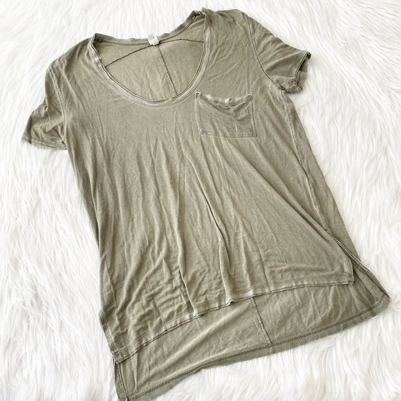 Free People Tops - Free People Green Tee